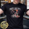 Alt Text: Premium Uva Football Party Like It's 2025 T-Shirt featuring vibrant graphics for fans celebrating game day.
