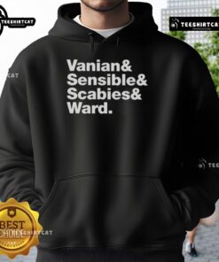 Premium Vanian Sensible Scabies and Ward Hoodie in stylish design, perfect for comfort and fashion enthusiasts.