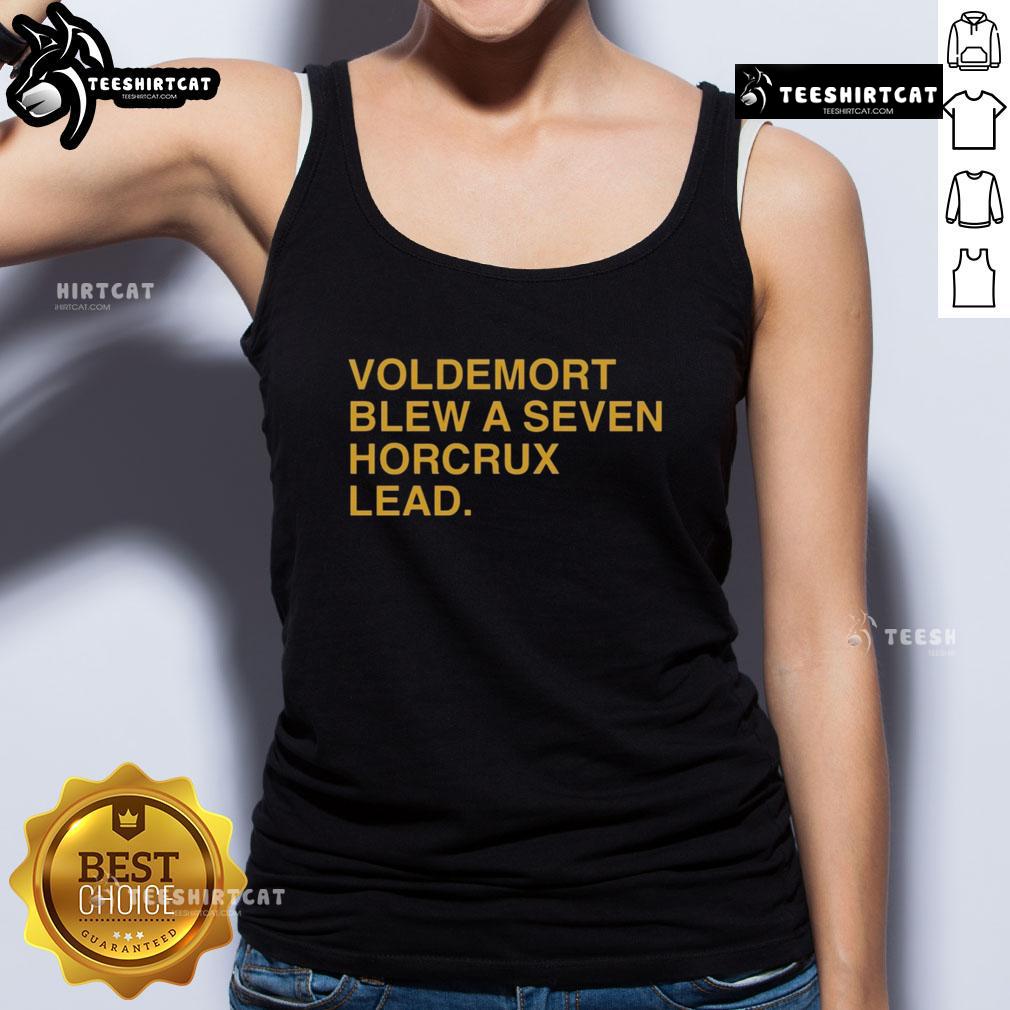 Premium Voldemort Blew A Seven Horcrux Lead Tank Top Premium Voldemort Blew a Seven Horcrux Lead Tank Top featuring a stylish design for Harry Potter fans.