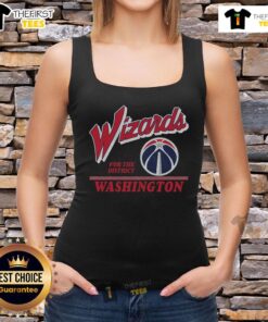 Premium Washington Wizards Fly By Vintage Tank Top featuring classic design and team colors, perfect for fans and summer wear.