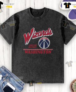 Premium Washington Wizards Fly By Vintage Washed T-Shirt featuring a classic design for fans and collectors.
