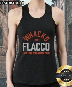 Premium Whacko For Flacco Tank Top featuring a stylish design, perfect for fans and casual wear enthusiasts.