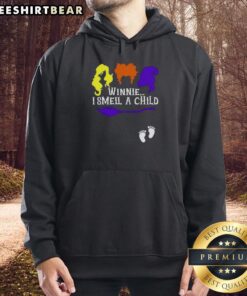 Premium Winnie I Smell A Child Halloween Hoodie featuring a playful design for spooky season fun.
