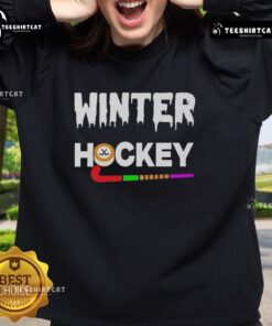 Premium Winter Hockey Logo Sweatshirt featuring a stylish design and warm fabric, perfect for hockey fans.