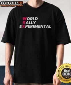 Premium World Rally Experimental Essential T-Shirt featuring a dynamic design for rally enthusiasts and motorsport fans.