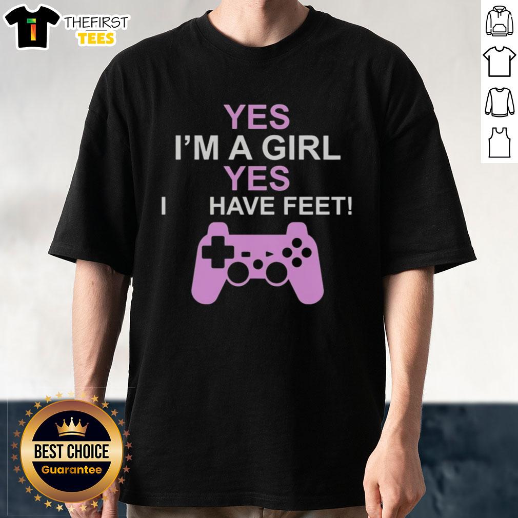 premium-yes-im-a-girl-yes-i-have-feet-t-shirt-1 Premium Yes I'm A Girl Yes I Have Feet T-Shirt featuring stylish design, perfect for casual wear, celebrating girl power.