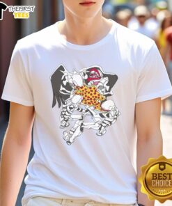 Premium 'You Can Not Have The Last Pizza Slice' T-Shirt, perfect for pizza lovers and funny gift ideas.