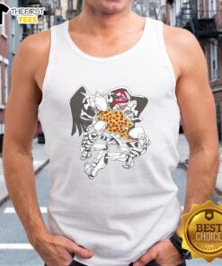 Premium 'You Cannot Have the Last Pizza Slice' tank top, perfect for pizza lovers and casual wear enthusiasts.