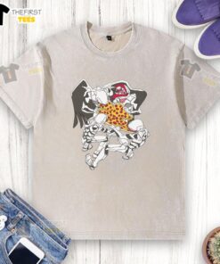 Premium 'You Cannot Have The Last Pizza Slice' washed t-shirt, featuring a fun pizza graphic and stylish design for pizza lovers.