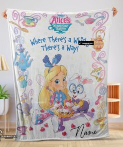 Pretty Alice’s Wonderland Bakery Disney Junior Blanket Fleece Customized Blanket