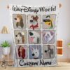 Pretty All Dogs In Walt Disney World Moods Blanket Customize Blanket