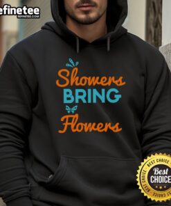 Stylish Pretty April Showers Bring May Flowers hoodie featuring floral designs and vibrant colors for spring fashion.
