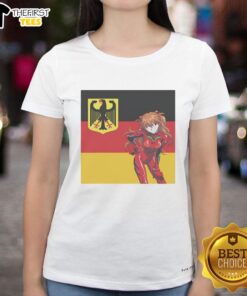Pretty Asuka Germany Anime Ladies Tee featuring vibrant graphic design of Asuka in a stylish, comfortable fit.