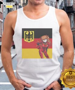 Pretty Asuka Germany anime tank top featuring vibrant colors and a stylish design, perfect for anime fans.