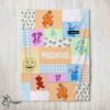 Pretty Bear In The Big Blue House Characters Patchwork Blanket Fleece Customized Blanket
