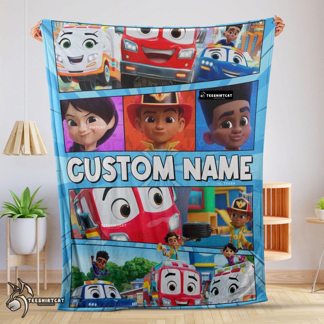 Pretty Cartoon Disney Firebuds Blanket Customize Blanket