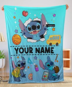 Pretty Cartoon Disney Stitch Super Cozy Blankets Customize Blanket