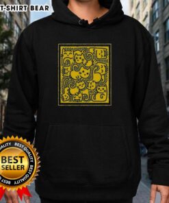 Cozy Pretty Doodle Cats Hoodie featuring cute cat illustrations in vibrant colors, perfect for cat lovers.