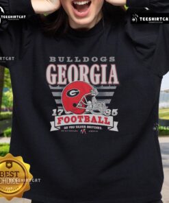 Pretty Georgia Bulldogs Stripe Splash Sweatshirt in vibrant colors, perfect for game day or casual wear.