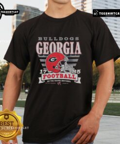 Pretty Georgia Bulldogs Stripe Splash T-Shirt featuring vibrant colors and a stylish design for fans.