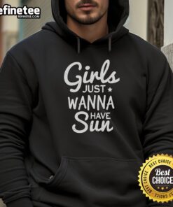 Pretty Girls Just Wanna Have Sun Christmas T-Shirt - Image 2
