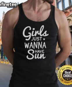 Pretty Girls Just Wanna Have Sun Christmas T-Shirt - Image 4