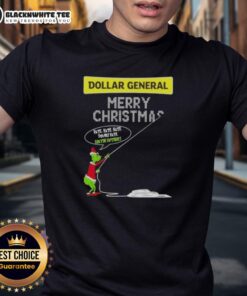 Alt Text: Pretty Grinch X Dollar General Merry Christmas T-Shirt with 'Hate Hate Hate' slogan, festive design for holiday cheer.