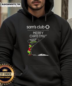 Pretty Grinch X Sam's Club Merry Christmas hoodie featuring 'Hate Hate Hate Loathe Entirely' design for festive fans.