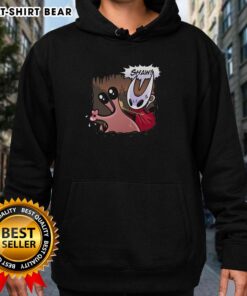 Pretty Hollow Knight Silksong Nuu Slap Hoodie featuring vibrant design and cozy fabric, perfect for fans of the game.