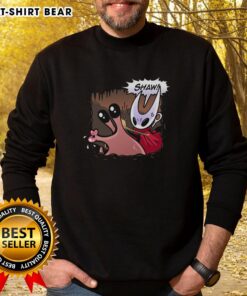 Stylish Pretty Hollow Knight Silksong Nuu Slap Sweatshirt featuring vibrant artwork and cozy design for fans.