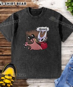 Alt Text: Pretty Hollow Knight Silksong Nuu Slap Washed T-Shirt featuring vibrant graphics and a comfortable fit.