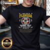 Green Bay Packers t-shirt with 'I May Live In Florida But My Heart Belongs To Green Bay' design, perfect for game day.