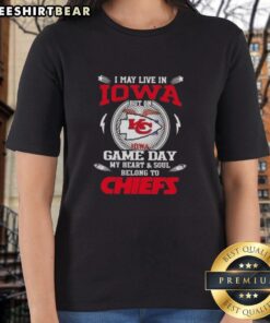 Alt Text: Kansas City Chiefs ladies tee, perfect for game day, showcasing team spirit with a stylish design.