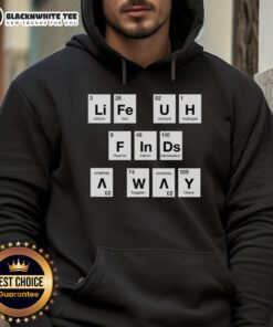 Pretty Life Finds A Way Periodically hoodie displayed on a mannequin, featuring a stylish design and comfortable fabric.