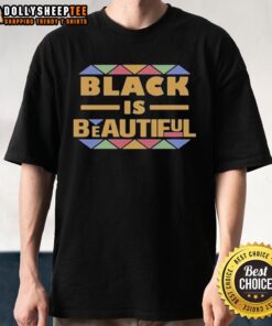 Pretty Mamignan Toure Black Is Beautiful T-Shirt featuring a stylish design celebrating Black beauty and culture.