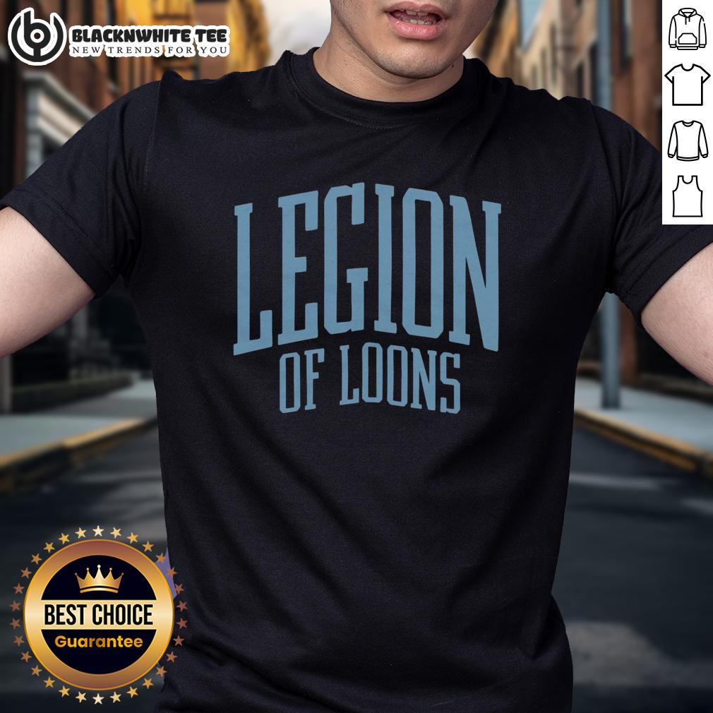 Pretty Minnesota United Legion Of Loons T Shirt Alt Text: Stylish Minnesota United Legion Of Loons T-Shirt featuring vibrant colors and a unique design for soccer fans.