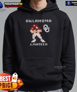 Pretty Oklahoma Sooners Football John Mateer Retro Baller Hoodie in vibrant colors, perfect for fans and stylish wear.