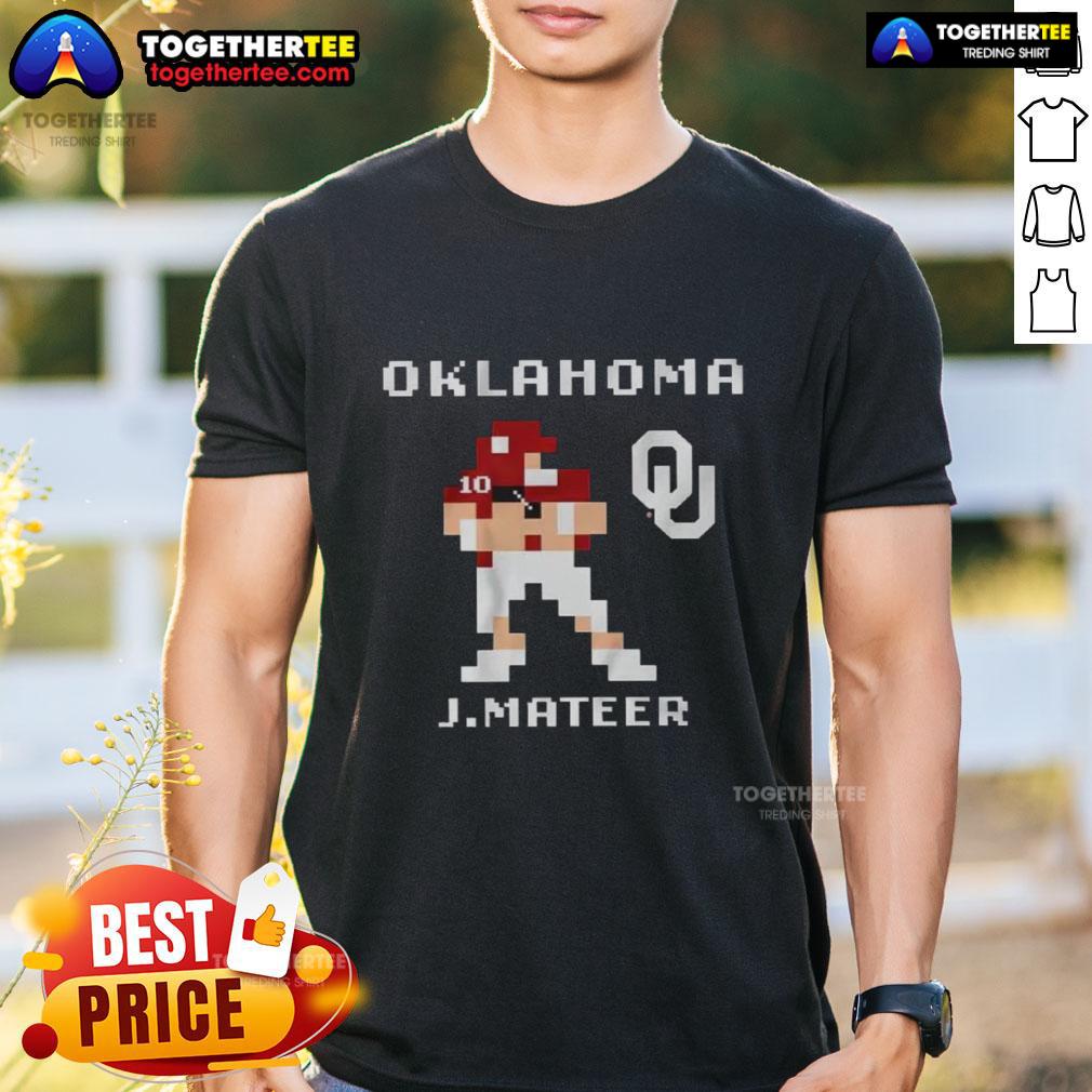 Pretty Oklahoma Sooners Football John Mateer Retro Baller T Shirt Pretty Oklahoma Sooners Football John Mateer Retro Baller T-Shirt featuring vintage design and team colors.
