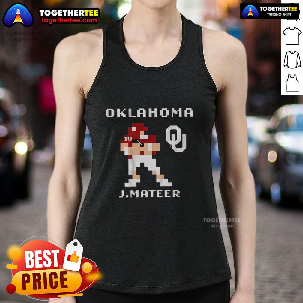 Pretty Oklahoma Sooners Football John Mateer Retro Baller Tank Top Retro Baller Tank Top featuring Pretty Oklahoma Sooners Football design by John Mateer, perfect for game day attire.