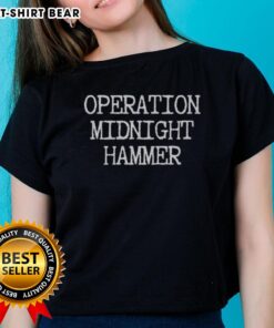 Pretty Operation Midnight Hammer Ladies Tee featuring a stylish design in vibrant colors, perfect for casual wear.