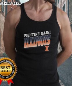 Stylish Illinois Fighting Illini polished tank top in premium quality, perfect for game day or casual wear.