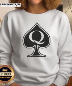 Stylish Pretty Queen Spades sweatshirt featuring a vibrant graphic design and comfortable fit, perfect for casual wear.