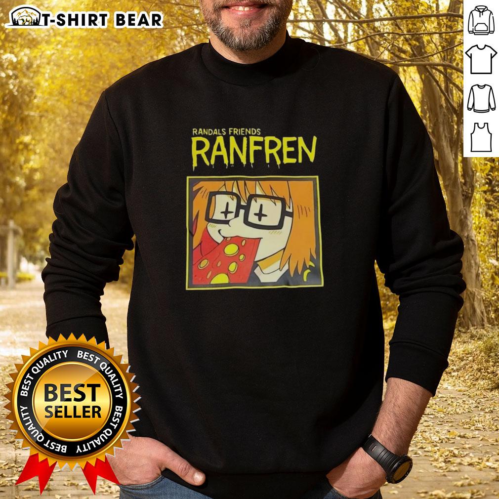 Pretty Randals Friends Ranfren Sweatshirt Pretty Randals Friends Ranfren Sweatshirt displayed on a model, showcasing its stylish design and comfortable fit.