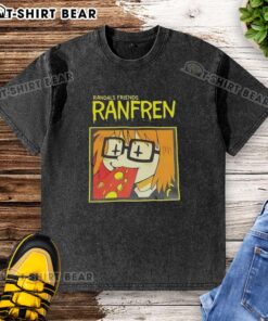 Pretty Randals Friends Ranfren washed t-shirt displayed on a model, showcasing stylish casual wear for everyday fashion.