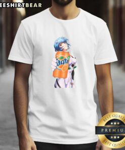 Pretty Rei Orange Fanta T-Shirt featuring vibrant colors and trendy design, perfect for casual wear and Fanta fans.