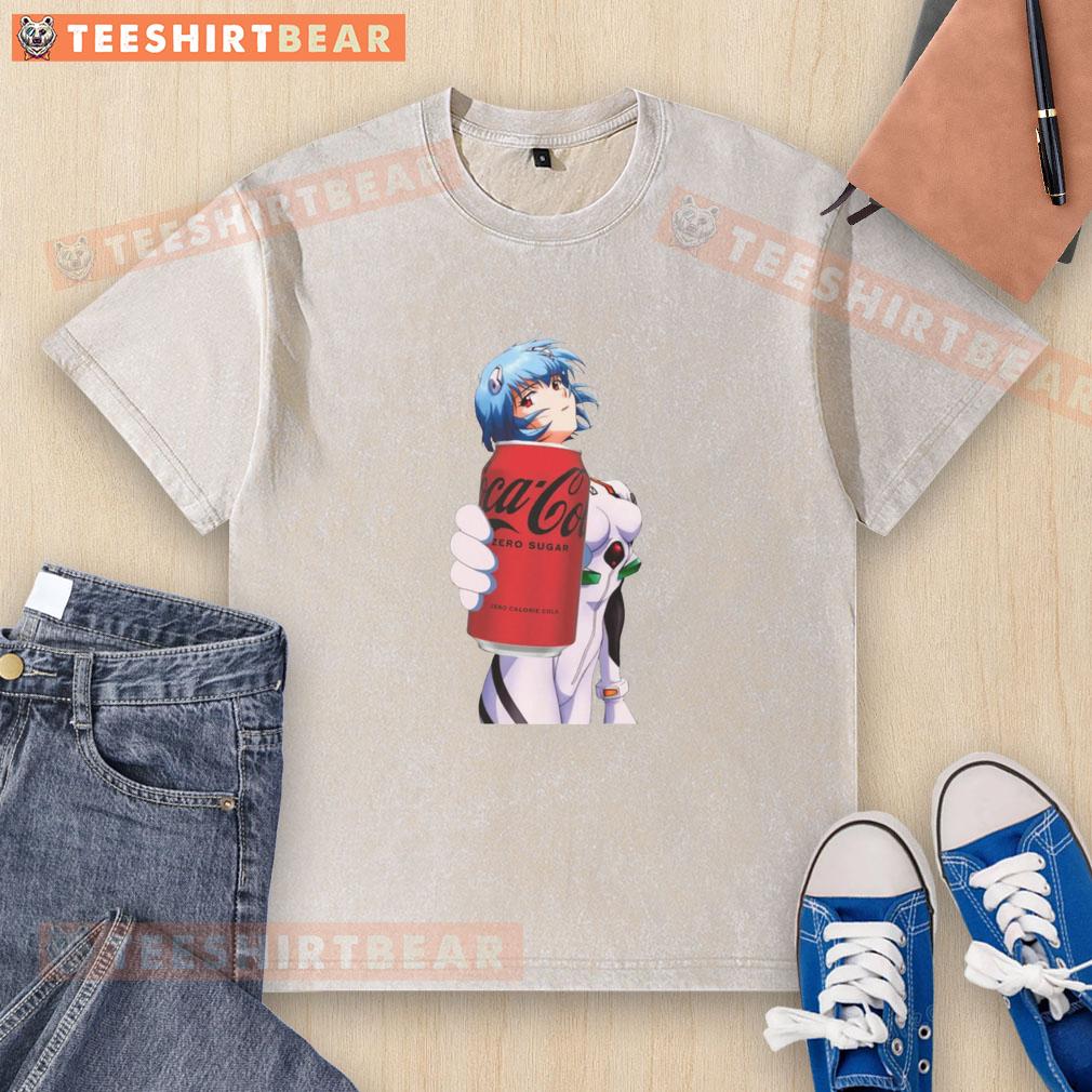 Pretty Rei Soda Zero Sugar Coca Washed T Shirt Pretty Rei Soda Zero Sugar Coca washed t-shirt featuring vibrant graphics and a stylish design for casual wear.