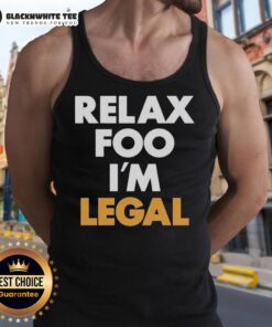 Stylish Pretty Relax Foo I'm Legal tank top in a vibrant color, perfect for casual wear and summer outings.