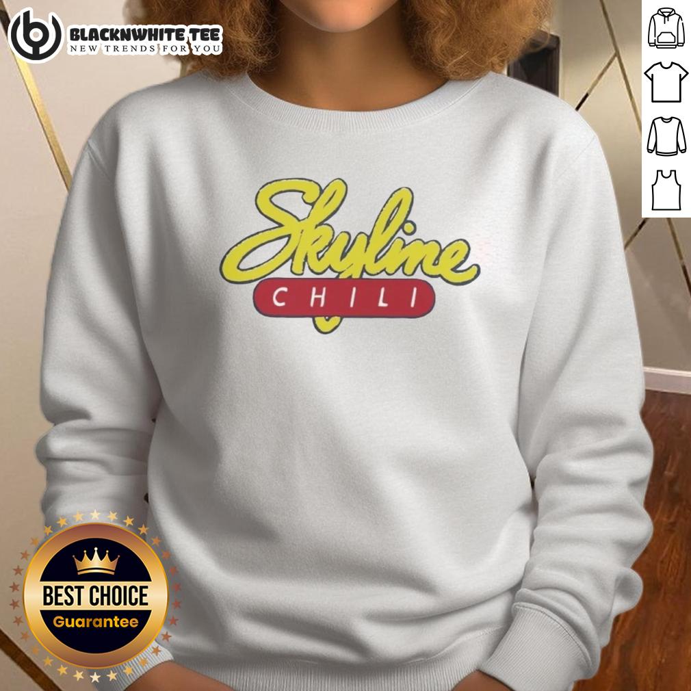 Pretty Skyline Chili Logo Sweatshirt Stylish Pretty Skyline Chili logo sweatshirt featuring a vibrant skyline design, perfect for casual wear.