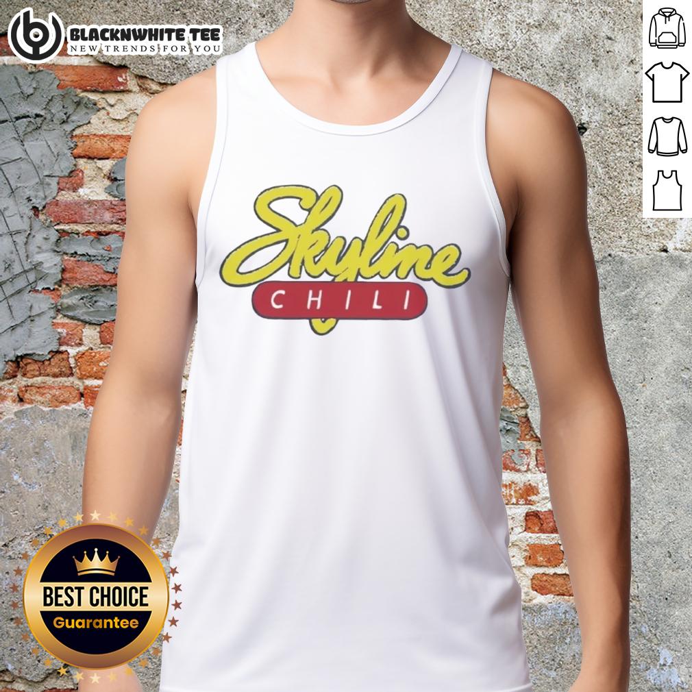 Pretty Skyline Chili Logo Tank Top Pretty Skyline Chili logo tank top featuring a vibrant design, perfect for fans of Cincinnati's iconic chili brand.
