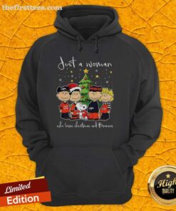 Pretty Snoopy Noel Denver Broncos hoodie for women, featuring a festive Christmas tree design for 2025 holiday style.